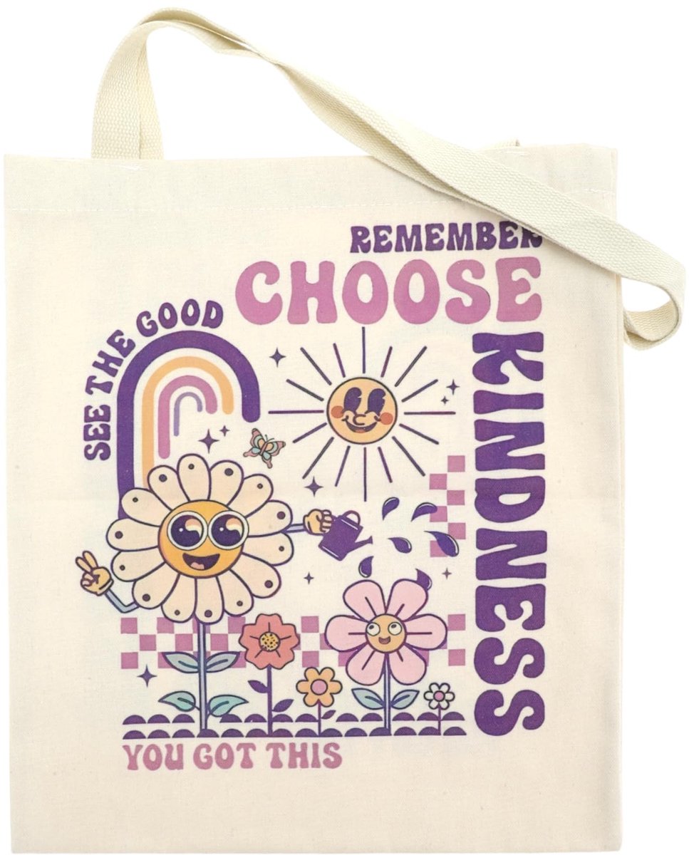 Dailygoods- Boodschappentas Herbruikbaar - Canvas Shopper - Duurzaam - Ruime Opbergruimte - Robuust - Ideaal voor Winkelen - Tote Bag