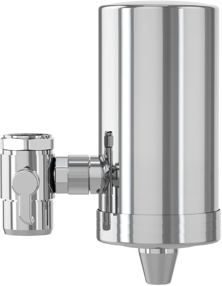 QORA® Waterfilter kraan - Waterfilter - Zilver - 21cm x 18cm x 9cm