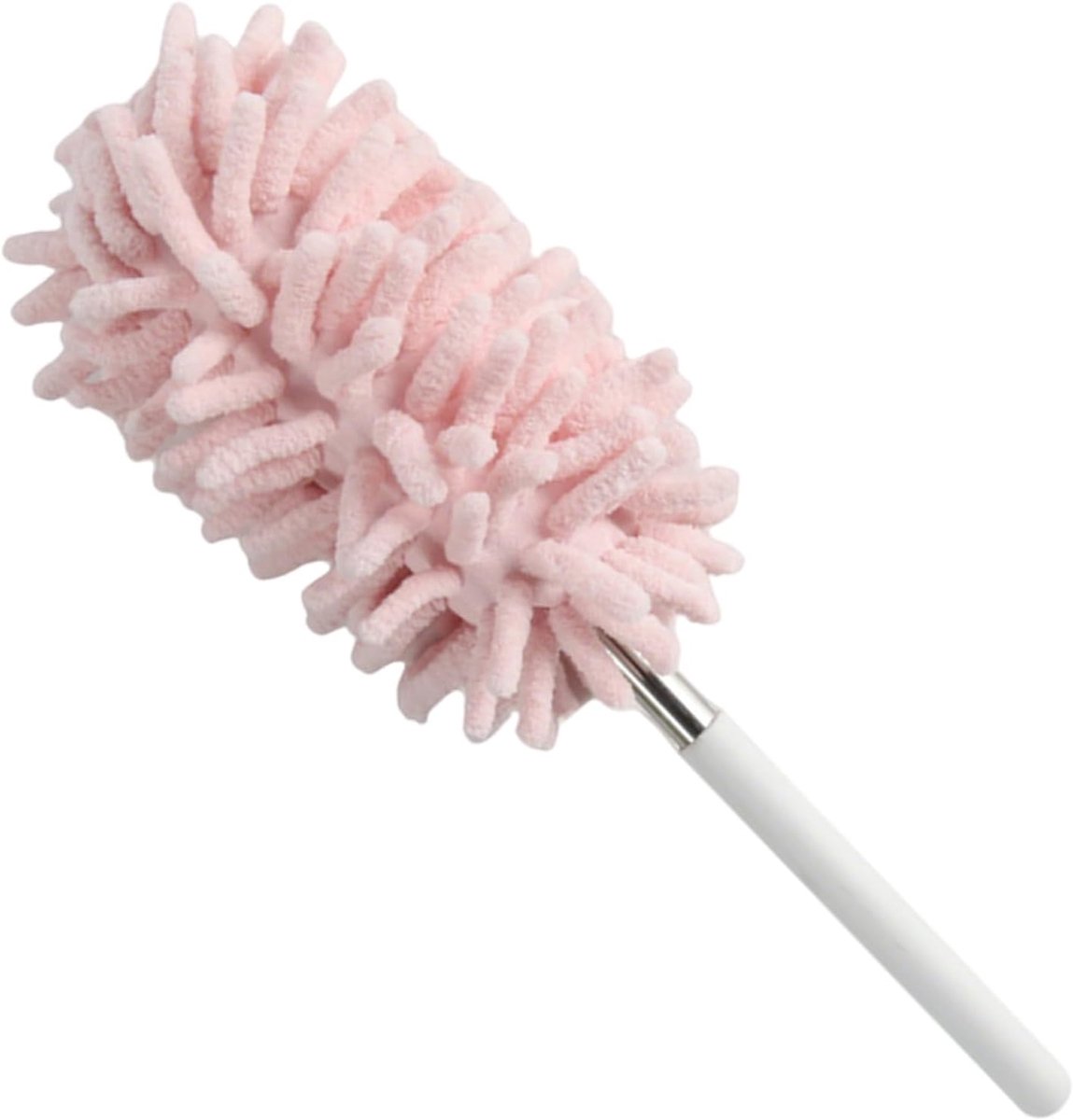 Auto Stoffer - Auto Borstel - Auto Reinigen - Krasvrij Stofverwijderaar - 31 cm - Roze