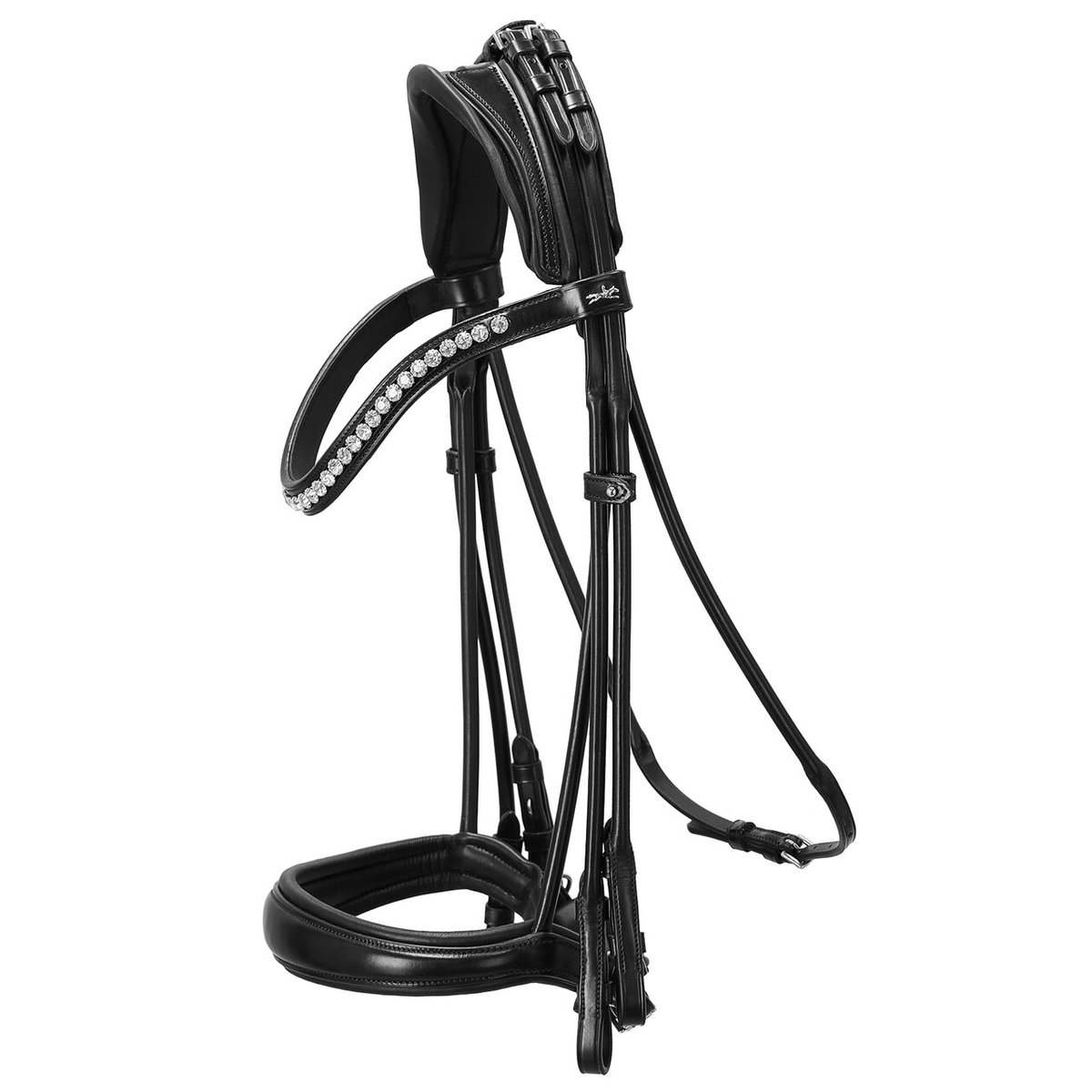 Schockemöhle Stang & Trens Hoofdstel Kensington Black-silver Full