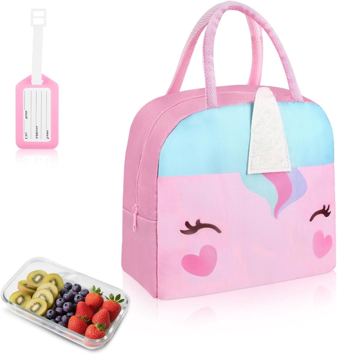Thermische Kindertasje voor Lunch - Mini Koeltas - Isolerende en Vouwbare Lunchoplossing voor School, Werk en Picknick