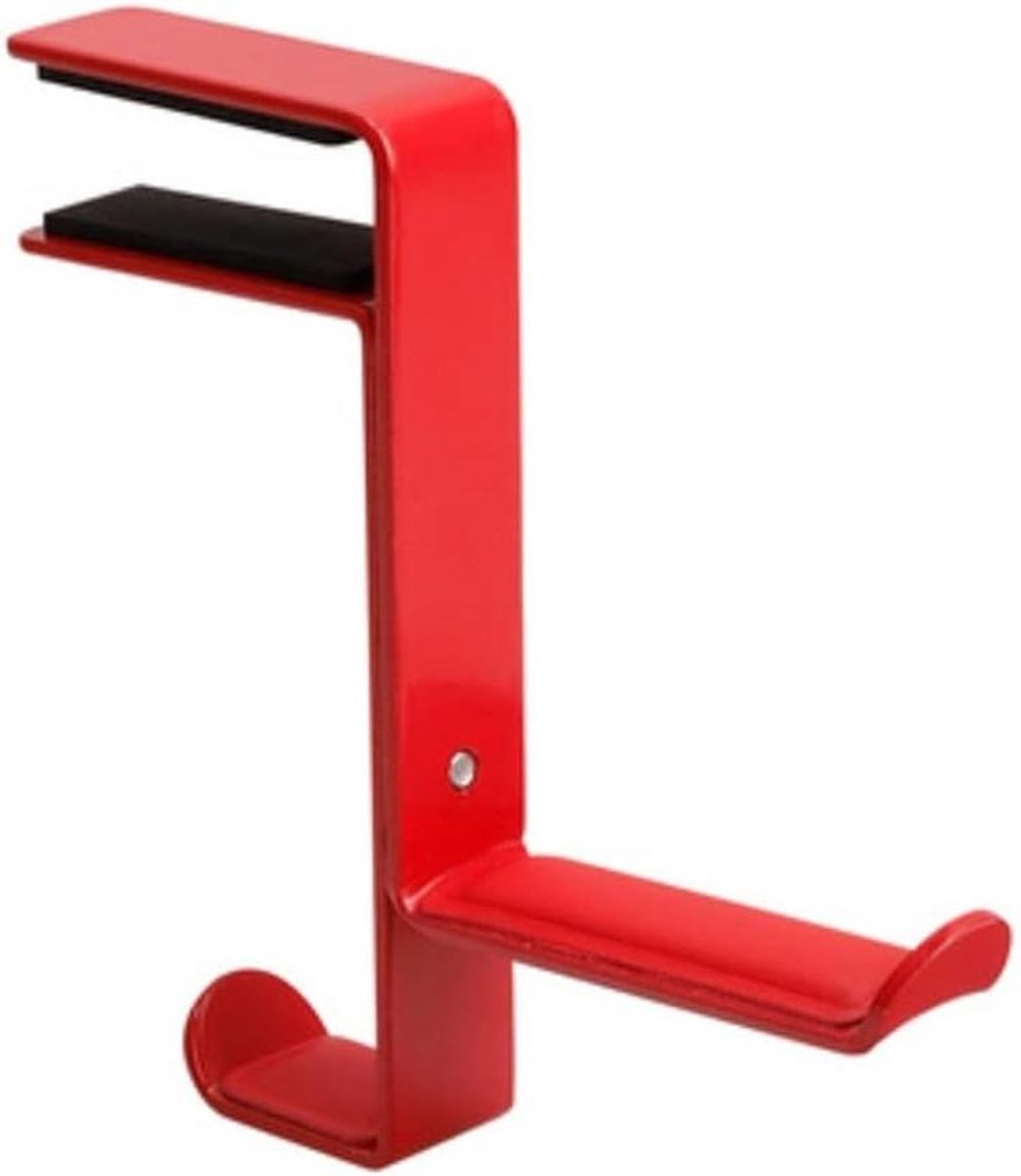 Hoofdtelefoonhouder - Headset standaard - Bureau organiseren - Verstelbare clip - 12x12x2.5 cm - Grijs