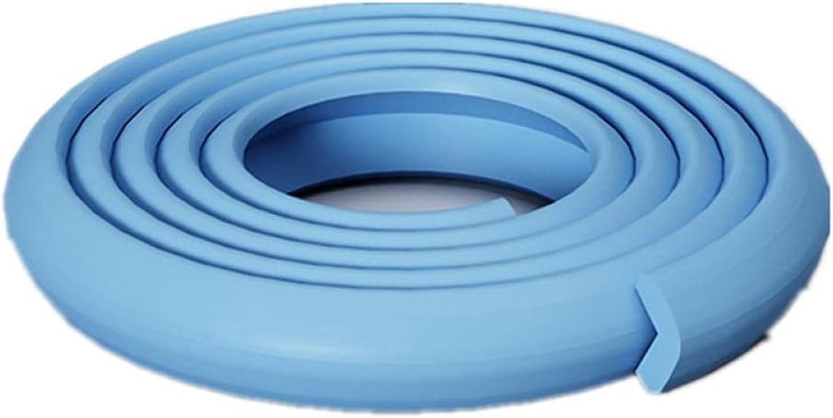 Hoekbeschermers Kinderen - Antisliptape - Veiligheid Thuis - Zachte NER Materiaal - 200cm Lengte - Blauw
