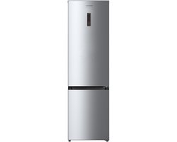 Heinner HCNF-HM377INVXC Koel-vriescombinatie 377 L – Full No Frost – Touchbediening met LED-display – Holiday-functie – Super-functie – RVS – 5 Jaar Garantie