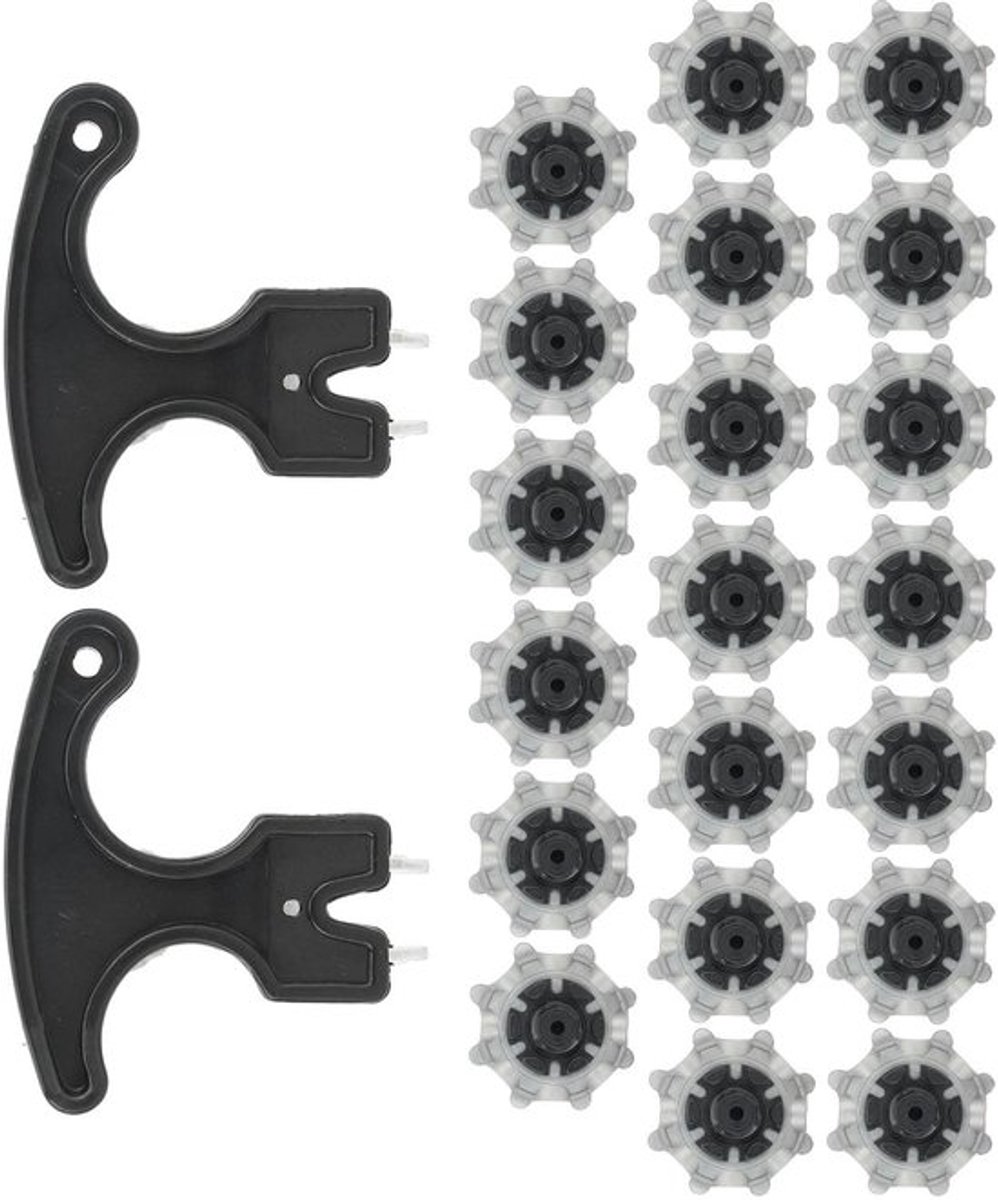 Golfschoen Spikes Vervanging - 20 Stuks - Antislip Noppen - TPU Materiaal - Schokabsorberend - Duurzaam en Slijtvast - Golfspikes