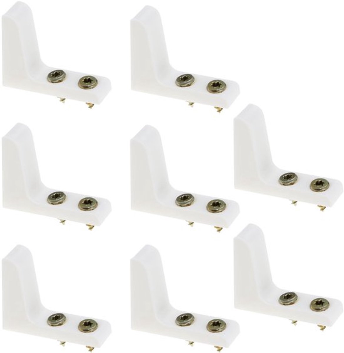 WC Stoelstabilisatoren 4 Paar - Antislip Bumpers - Kunststof - Bevestigingsset met Schroeven - Voor Houten Toiletzittingen - Eenvoudig te Installeren - Toiletbril