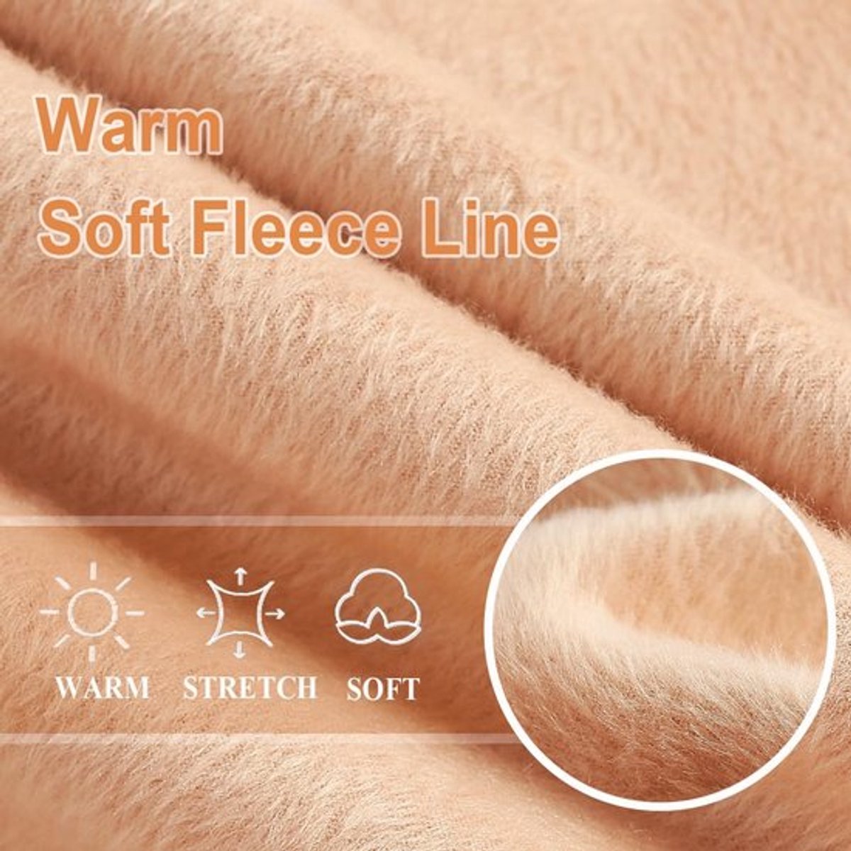 Thermo-panty Dikke Winter - Hoge Tailleband - Zachte Fleece Binnenkant - Elastisch - Ondoorzichtig - Warmte-isolerend
