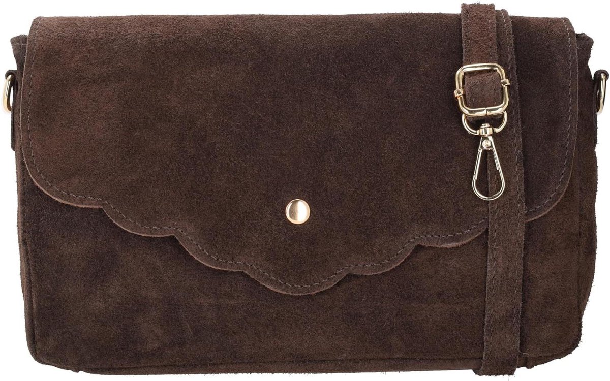 Schoudertas - Dames tas - Dagelijks gebruik - Compact formaat - 26 cm breed - Zwart