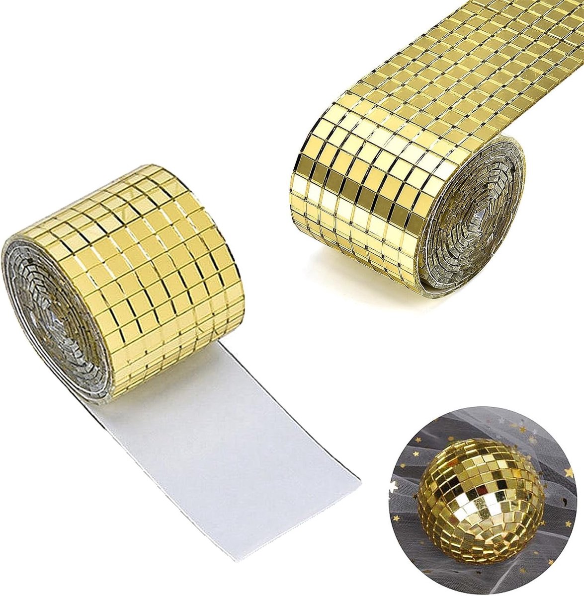 3200 Stuks Mini Zelfklevende Mozaïek Tegels, Kleine Vierkante Spiegel Stickers voor Keuken, Badkamer en Hotel Decoratie