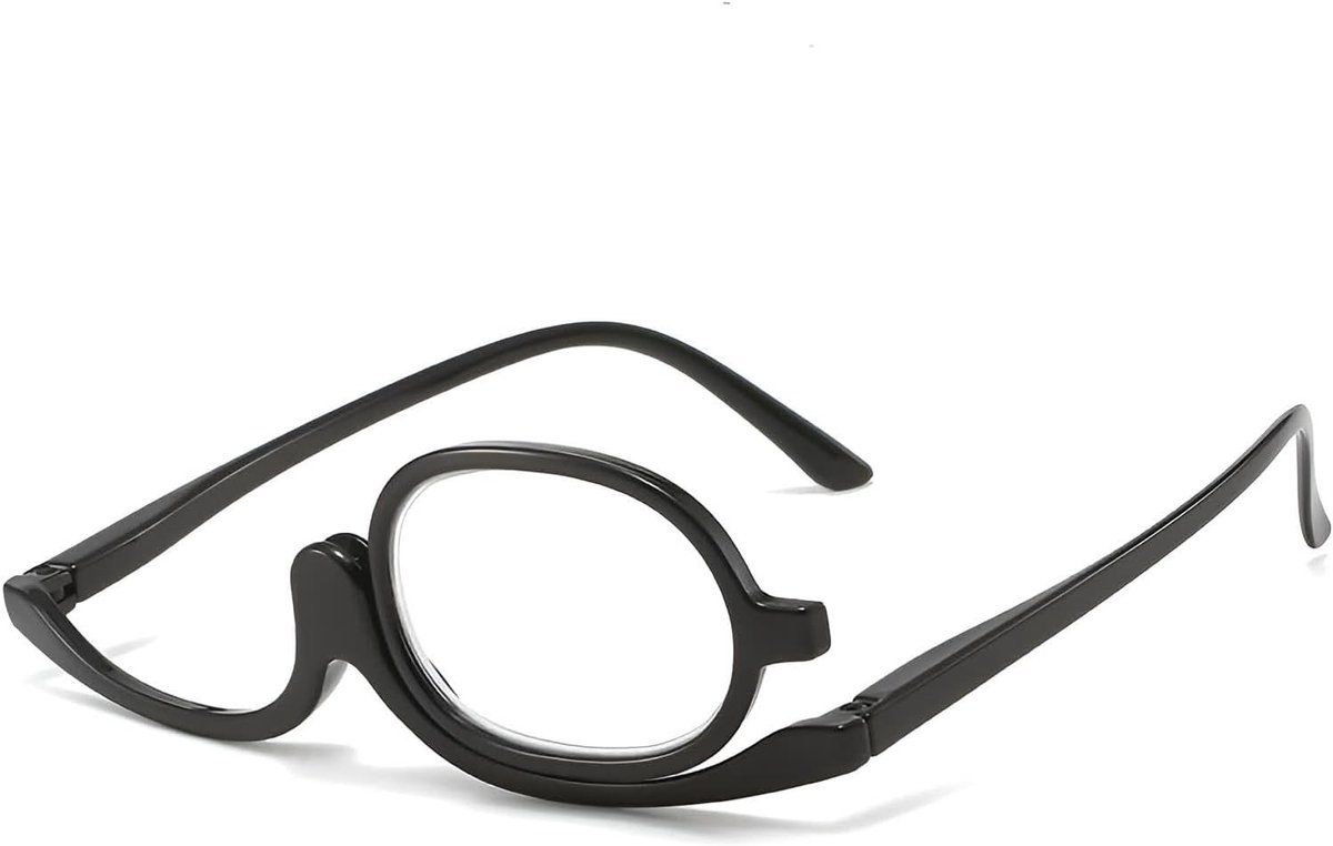 Vergrotende make-upbril voor dames met verwisselbare lenzen, cosmetische loupe en +1,5 vergroting