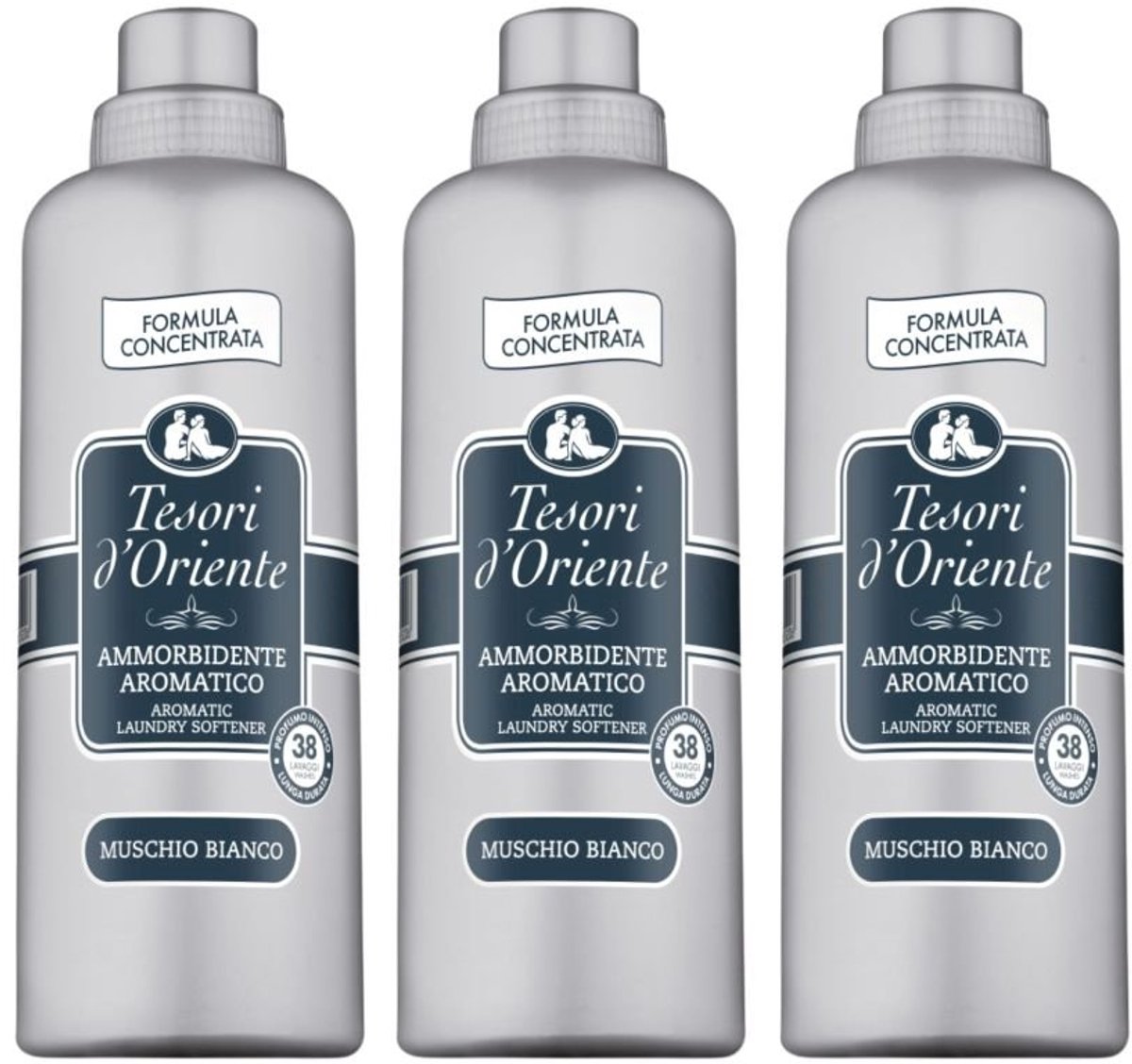 Tesori d’Oriente 3PACK White Musk Geconcentreerde Wasverzachter 760ML