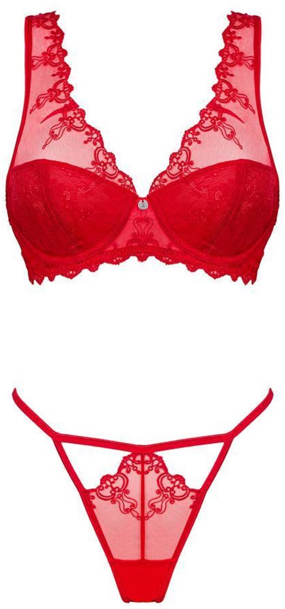 Obsessive - Lonesia Set Red S/M