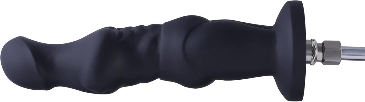 SnelShoppen - Dildo Opzetstuk 25 cm KlicLok met Zuignap - Flexibel en Sterk - Voor Intens Genot en Avontuurlijke Momenten - Ideaal voor Thuis en Reize