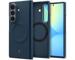 Spigen | Hoesje Geschikt voor Samsung Galaxy Z Fold 8 Ultra | Spigen Air Skin Aramid | Back Cover | met MagFit | Scharnier Bescherming | Navy