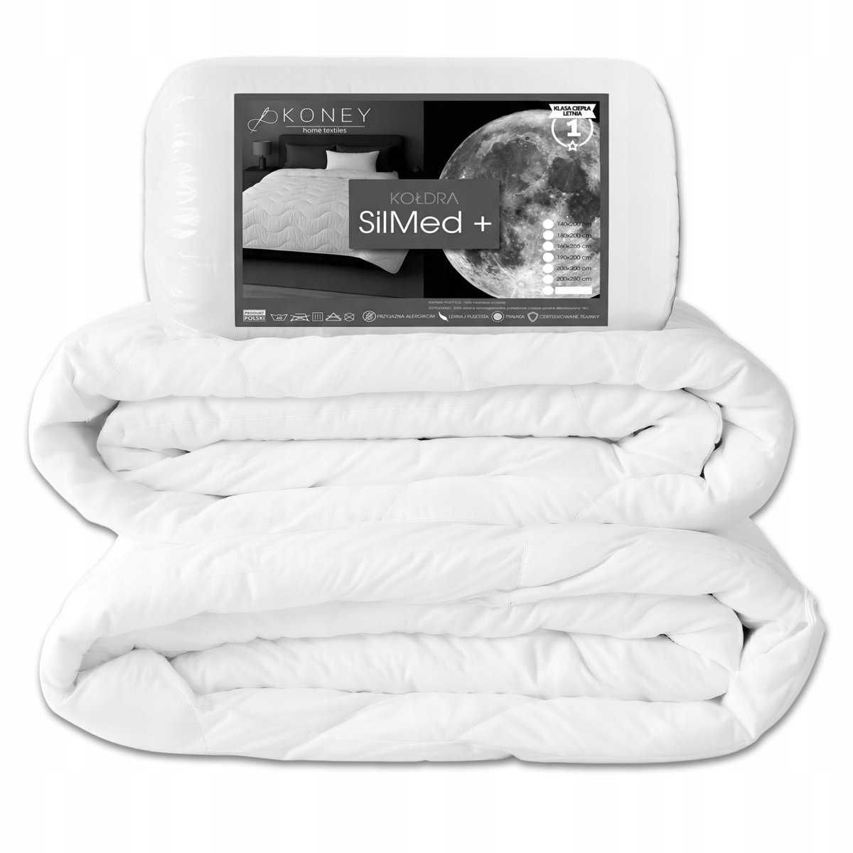 KONEY - Zomerdekbed 140 x 200 cm - synthetisch - Wit - 120 g/m²