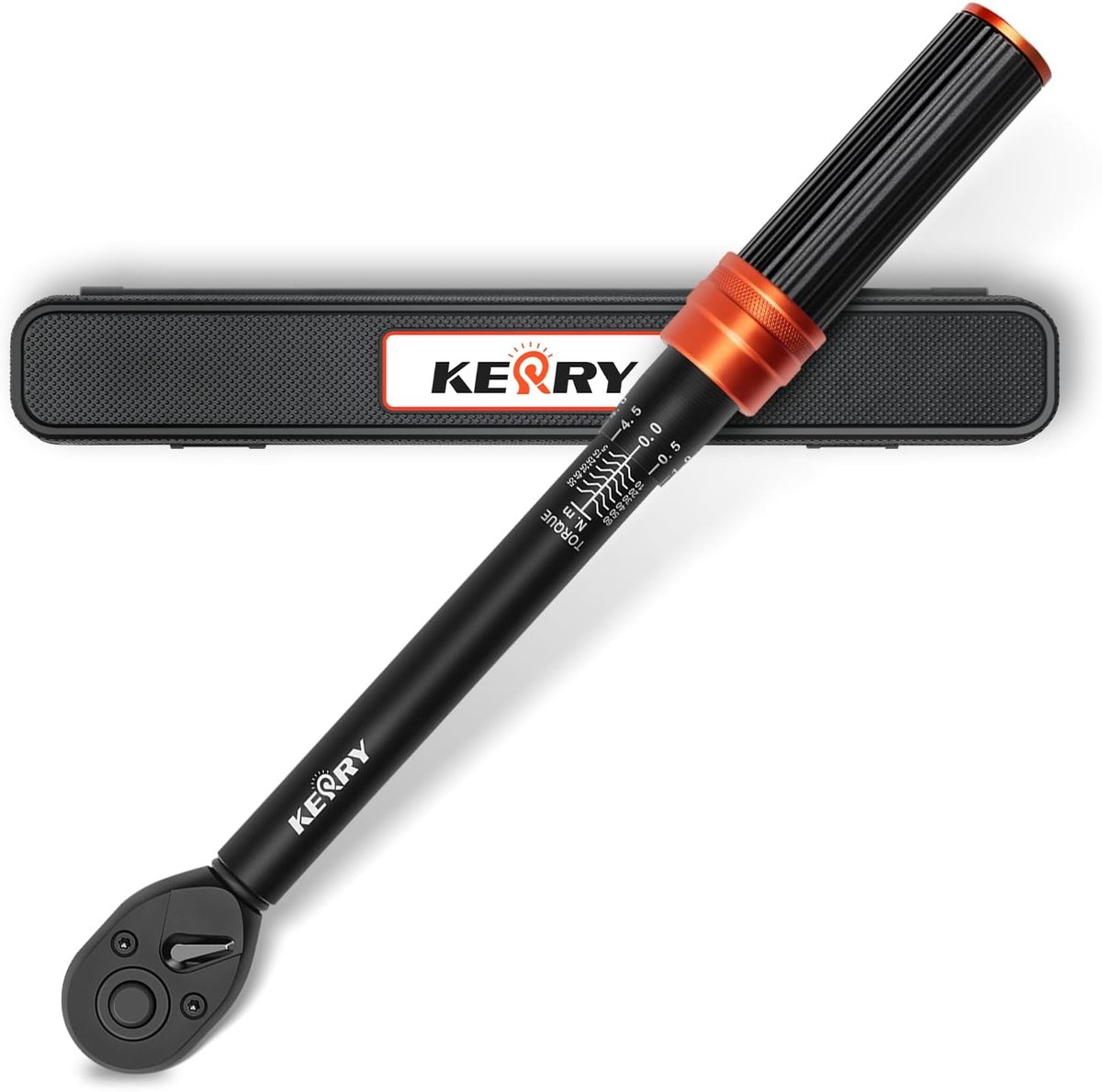 SnelShoppen - Professionele Momentsleutel 3/8 inch 5-60 Nm met 72 Tanden, Fiets en Motor met 125 mm Verlengstuk, 3-delige Set met 3/8"-1/4" Adapter vo