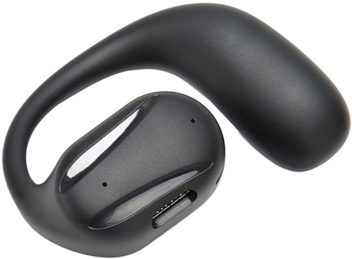 Open Oor-oordopjes - Ergonomische Draadloze Hoofdtelefoon - Comfortabel - Zwart - Ideaal voor Kantoor en Sport - Lichtgewicht en Knus