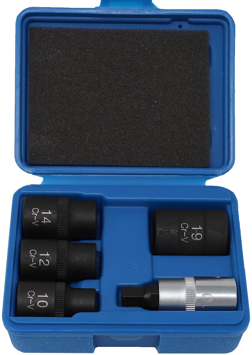 SnelShoppen - 5-punts doppenset 5 stuks - Hoogwaardige CTA Tools voor professioneel gebruik - Perfect voor klussen, onderhoud en hobbyprojecten - Duur