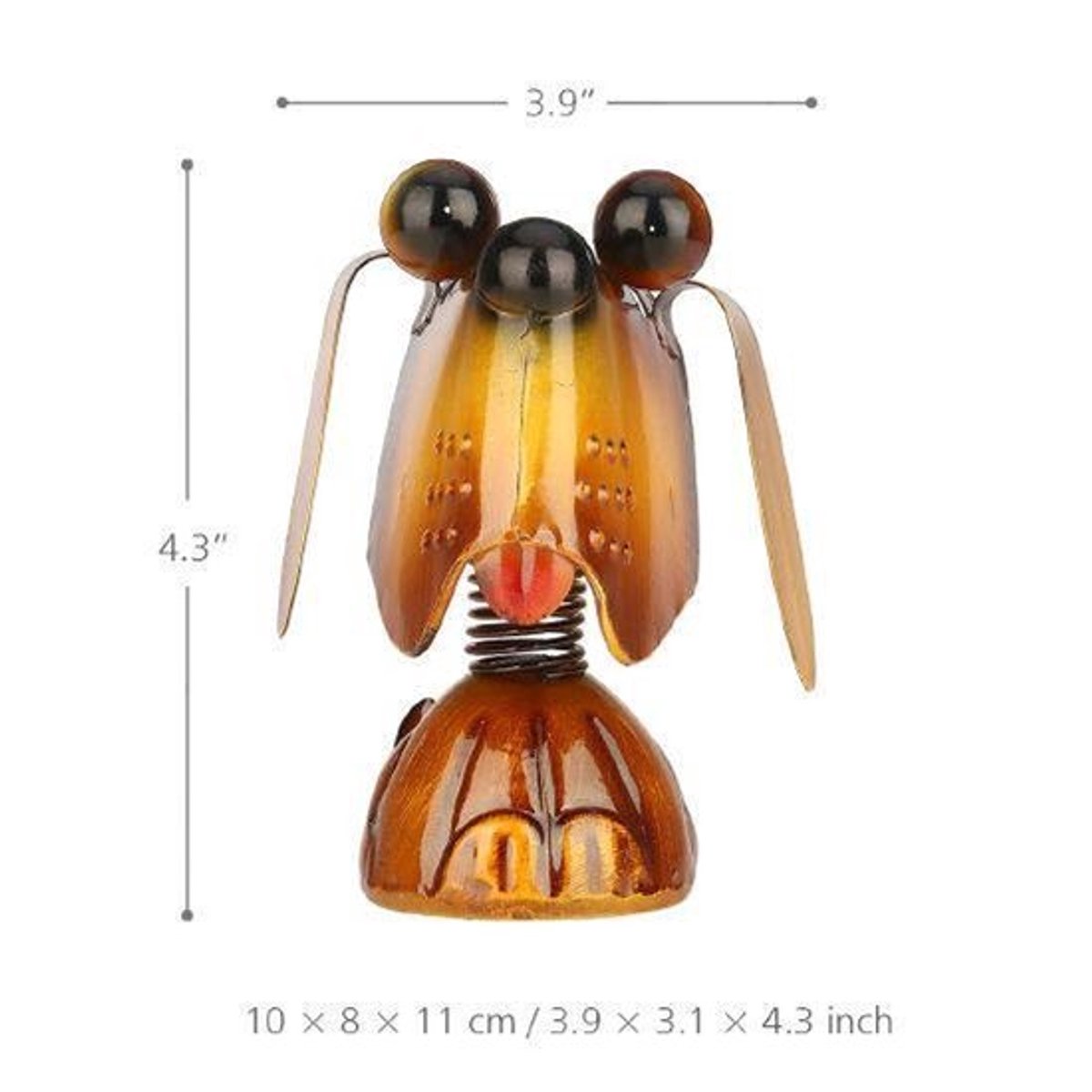 Brillenhouder (bureaumodel), brillenhouder in de vorm van een puppy, leuke decoratie voor naast het bed, brillenstandaard voor op het bureau.