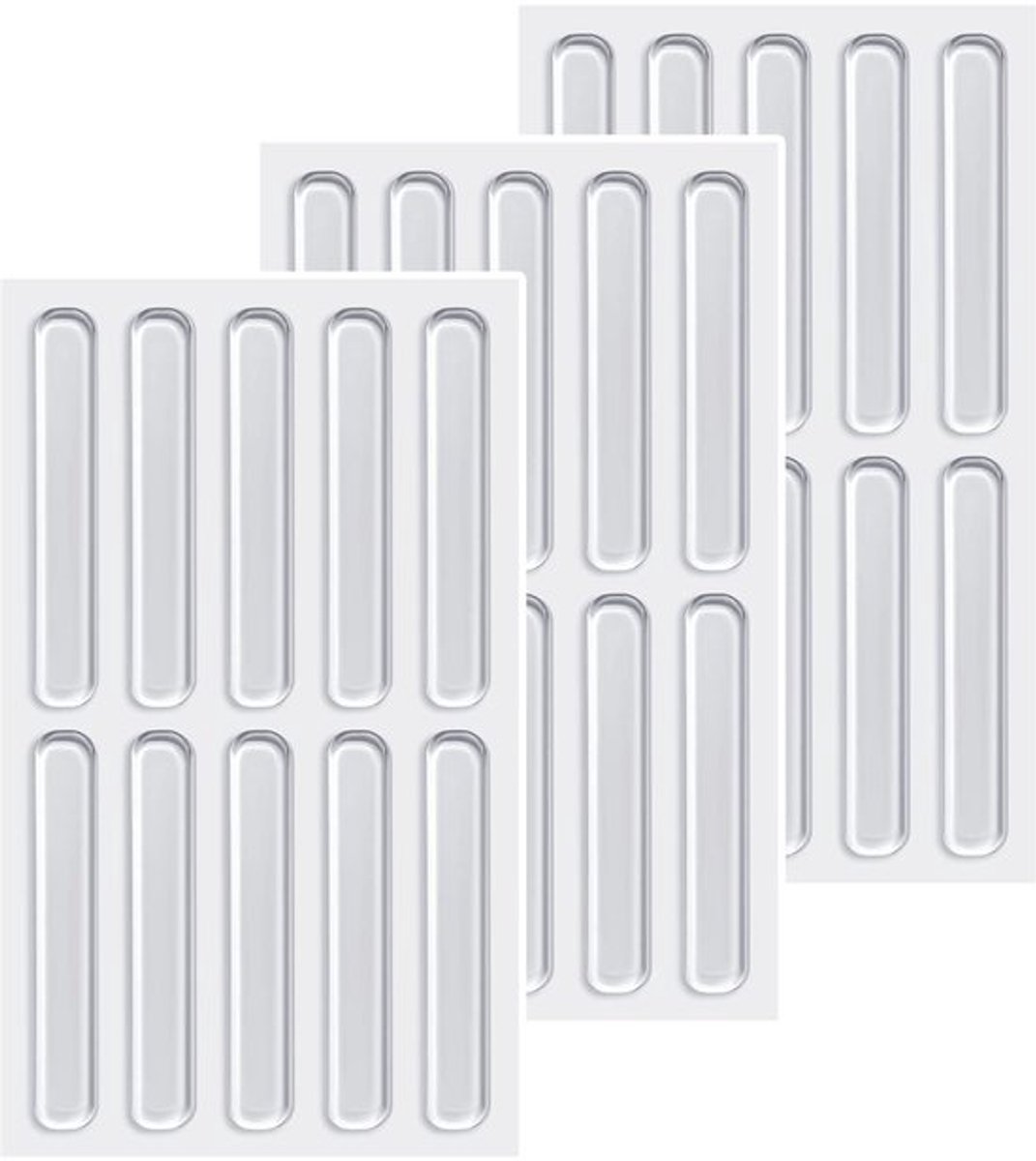 Elastische Buffers - Transparante Rubberen Voeten - Zelfklevende Bumper - 30 Stuks - Antislip Pads - Voor Meubels en Deuren