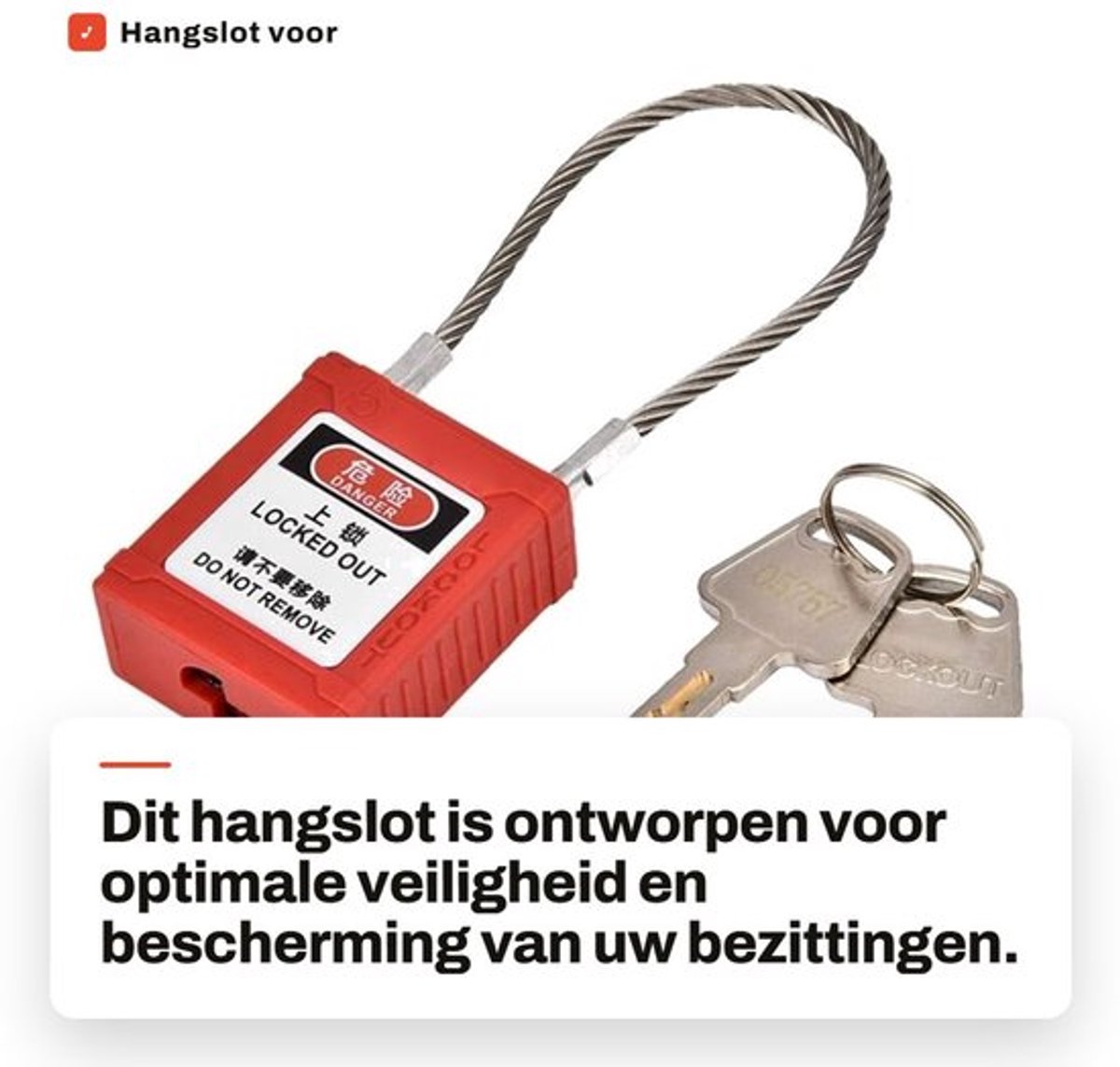 Hangslot Hoogwaardige Beveiliging - Hangslot Buiten - Hangslot Cijferslot - Antislip Ontwerp - Roestvrij Staal - UV-bestendig Nylon - Veiligheidslot