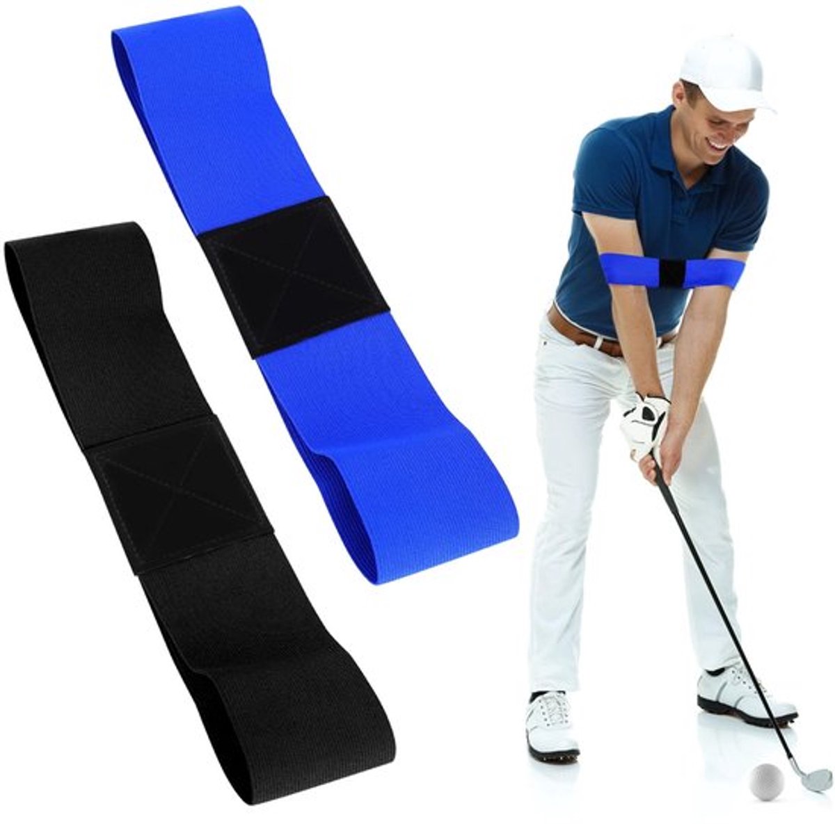 2 Stuks Golf Swing Trainer voor de Arm - Trainingshulpmiddelen voor Beginnende Golfers