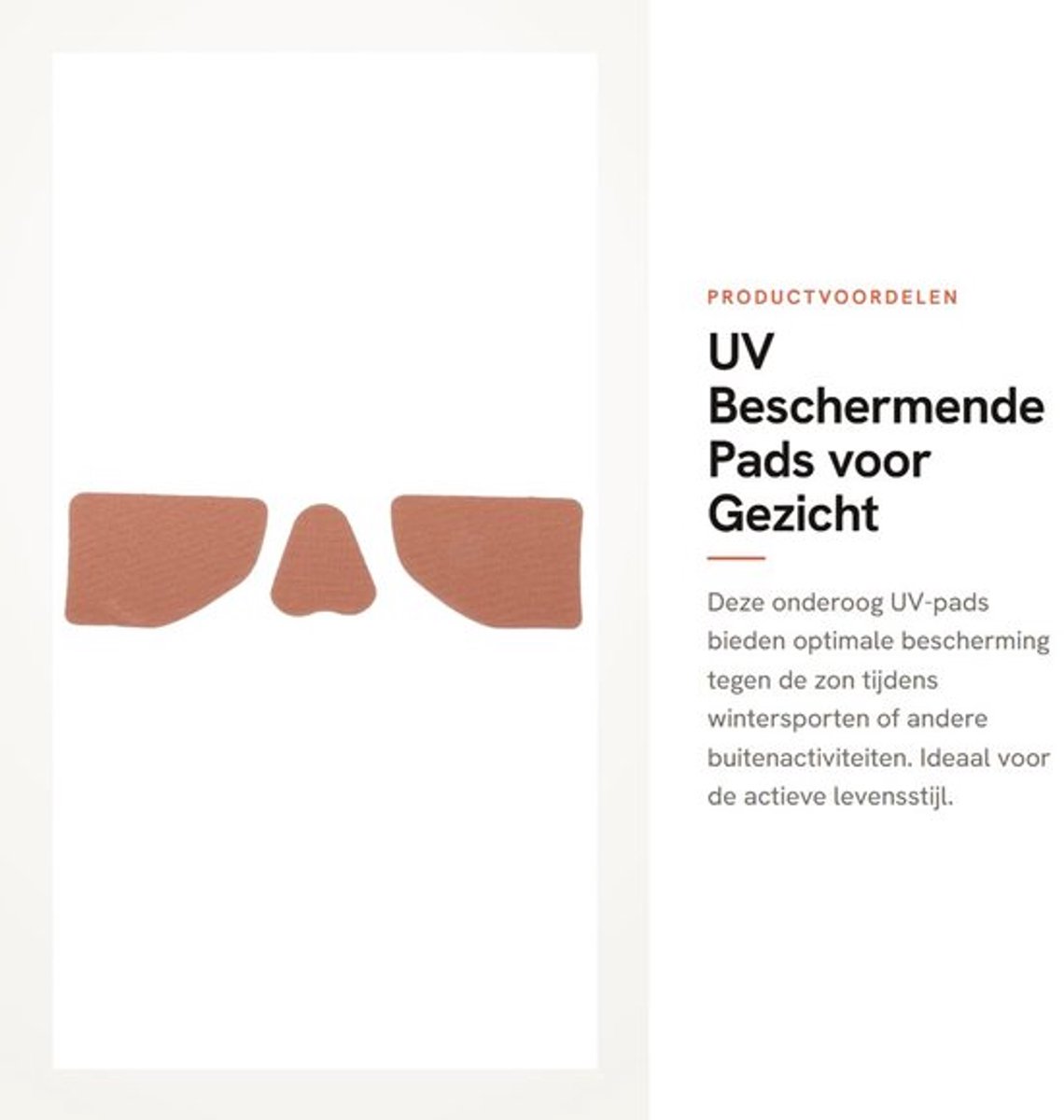 OnderOogpads UV-bescherming - Hydrogel/Katoen - Schokbestendig - Buitenactiviteiten - Winterskiën - Windproof - Comfortabele pasvorm - Oogbescherming