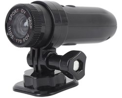 SnelShoppen – Sport DV-actiecamera 1280×960, 170 Graden Groothoek, IP67 Waterdicht, Draagbare Mini Camcorder voor Buiten, Fietsen, Motorhelm, Aluminiu