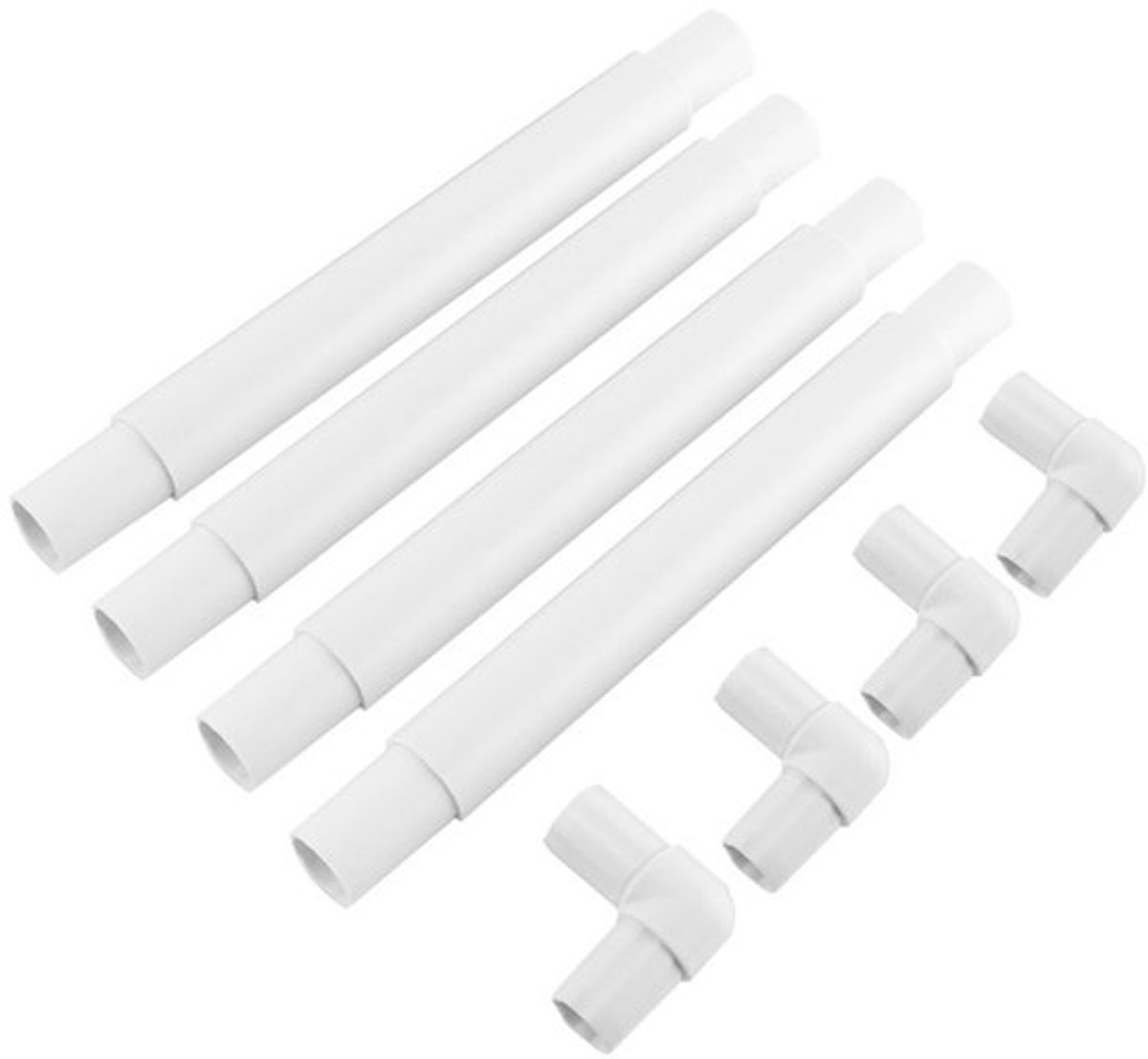 Clip Frame Duurzaam Polypropyleen - Borduurraam - Kruissteek Frame - Lichtgewicht - Eenvoudig te Monteren - Maat 27,9 x 27,9 cm - Borduurframe