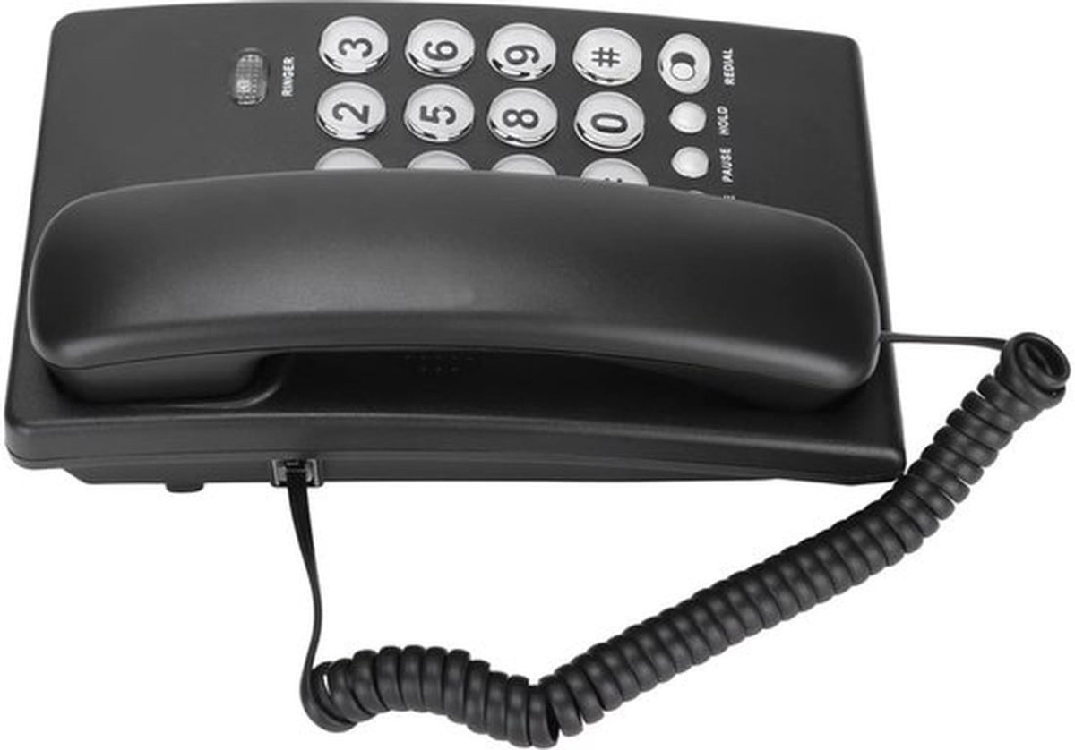 Vaste Telefoon - Eenvoudig Ontwerp - Grote Toetsen - Desktopeenheid - Voor Senioren - Kwaliteitsvol Gebruik