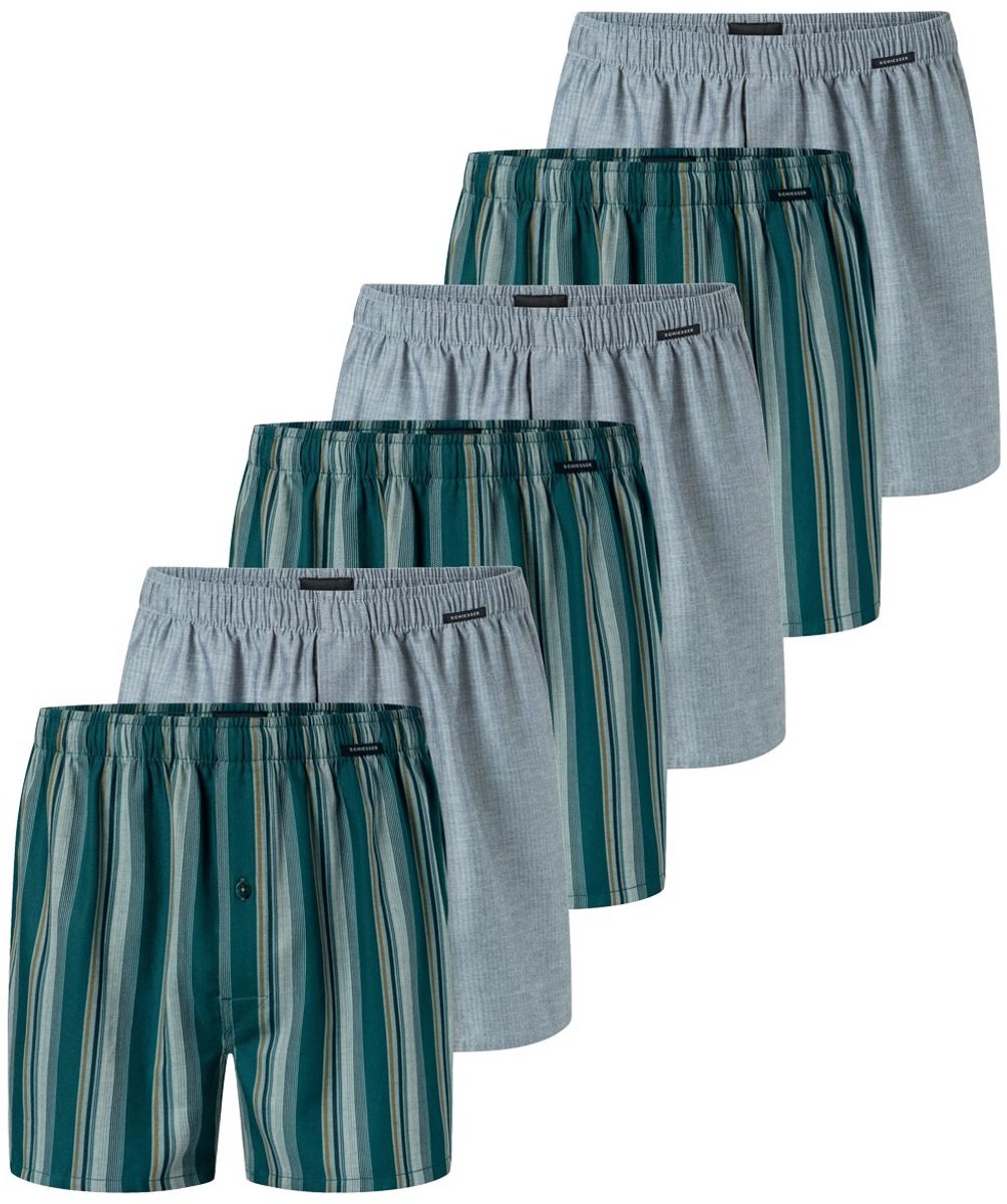 Schiesser Heren boxershort 6 pack Web