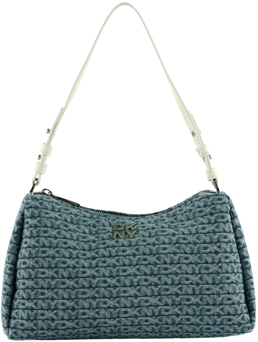DKNY schoudertas Remy Top Zip Shoulder Bag Denim blauwgrijs