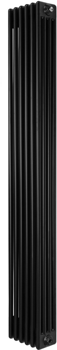 Traditionele 4-kolom radiator - verticaal - zwart - 1800x290 mm