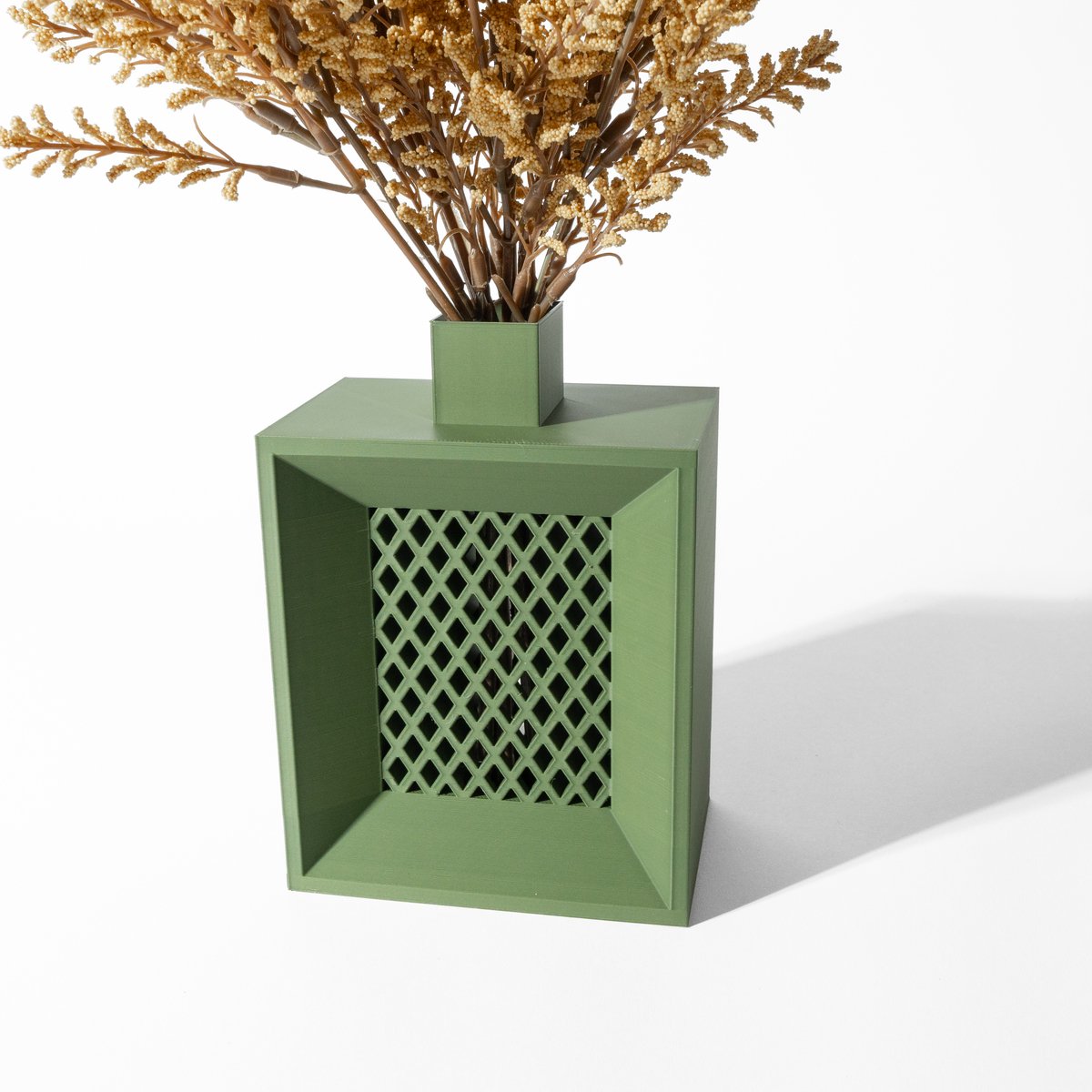 Skushy Vaas Voure - Geschikt voor Bouwbloemen - Japandi Designvaas voor Droogbloemen en Kunstbloemen - Sculpturale Decoratieve Vaas - Moderne Woondecoratie