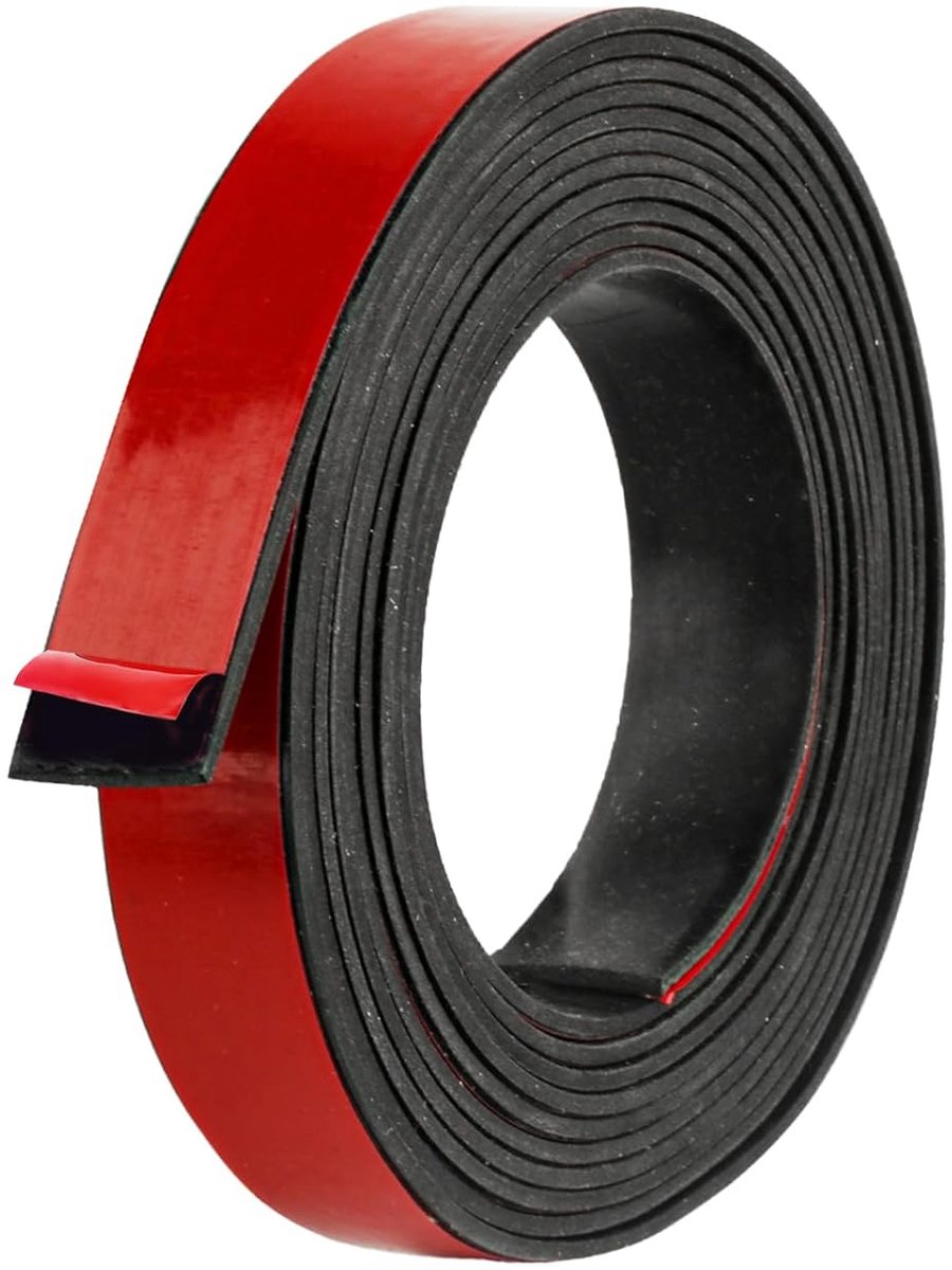Rubberen strips 4 m x 25 mm x 2 mm - zelfklevend - duurzaam materiaal - ideaal voor demping - ShopVlot