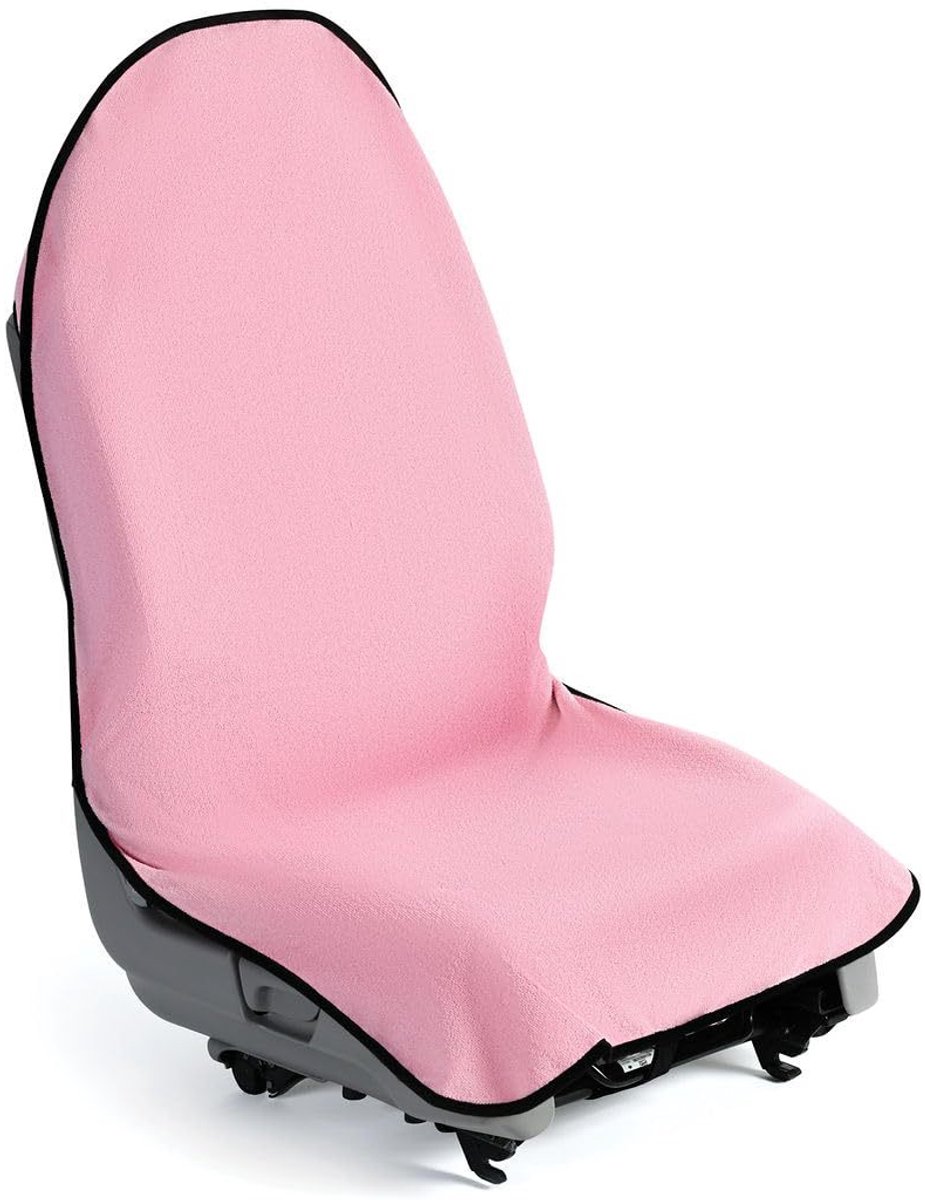 1 Stoelhoezen - Waterdichte Autostoelhoezen - Zitkussens -75x142 cm - Antislip - Universeel Passend - Beschermt tegen Zweet en Vocht - Voor Auto, SUV en Pick-up - Na Sport, Zwemmen en Strand - Machinewasbaar - Roze