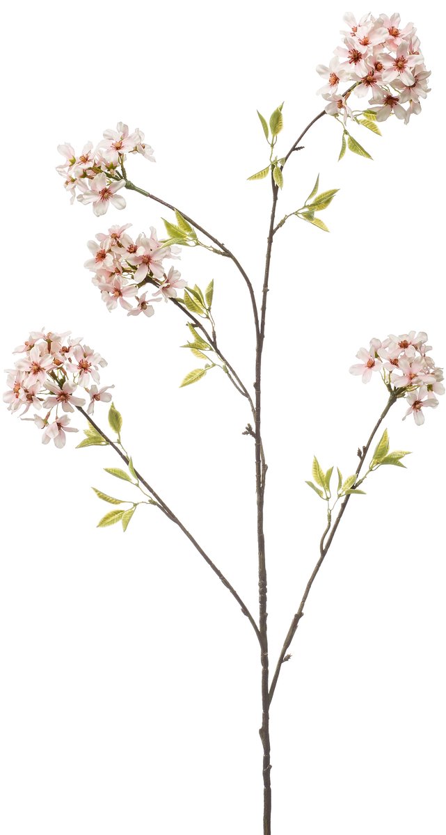 Emerald Kunstbloem Bloesem 115cm lichtroze - Kunstplant voor binnen