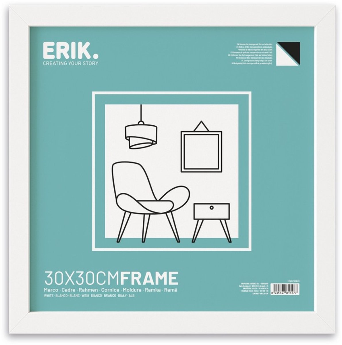 Grupo Erik - Frame 30X30 Cm Mdf White Lijst - Multicolours