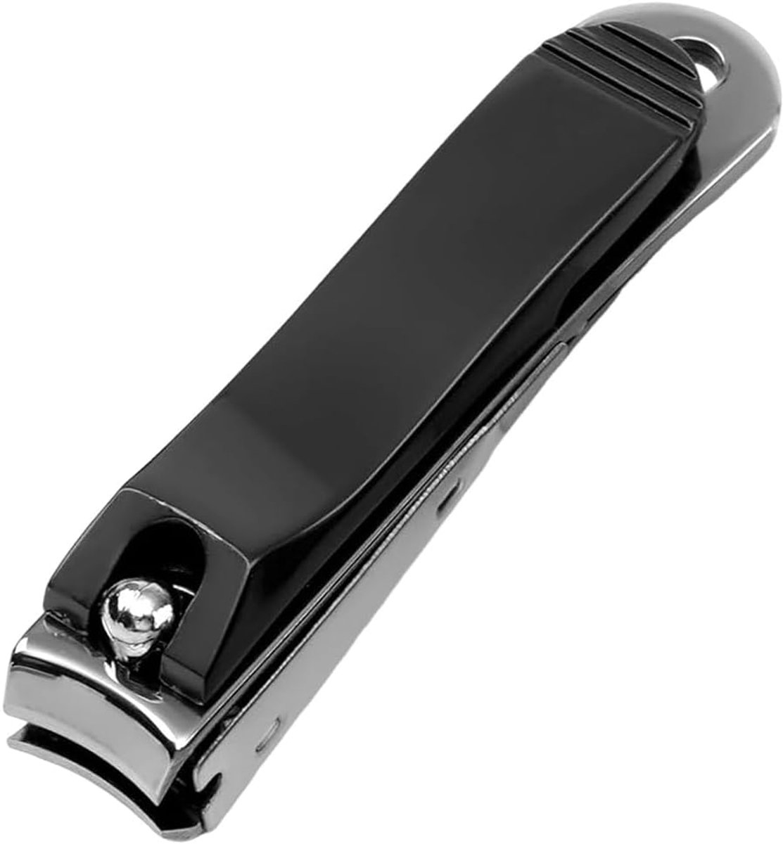 SnelShoppen - Nagelknipper voor Pasgeborenen, Roestvrij Staal, Veilig, Gebogen Messen, Klein en Zwart, Voor Kinderen, Babyverzorging