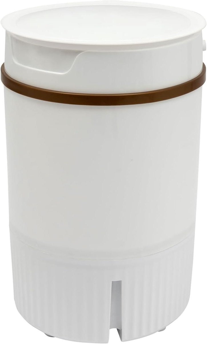 Draagbare Wasunit Mini Wasmachine Kleine Was Met Dehydratatiekorf 45 Liter Wit