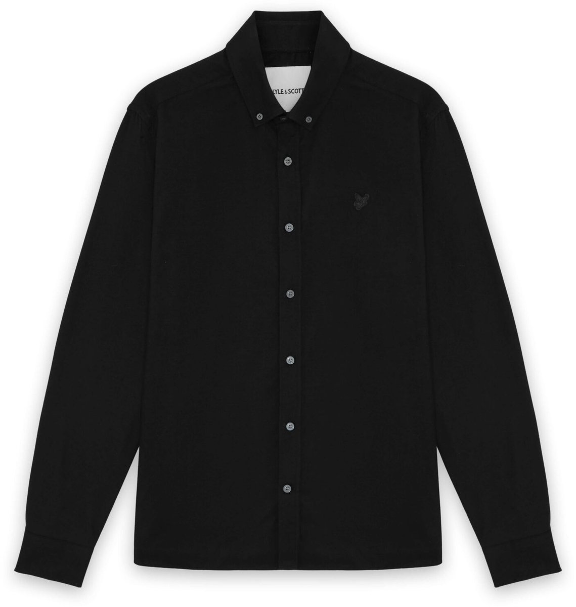 Lyle & Scott - Heren hemd - Maat L - Mannen - ZWART -