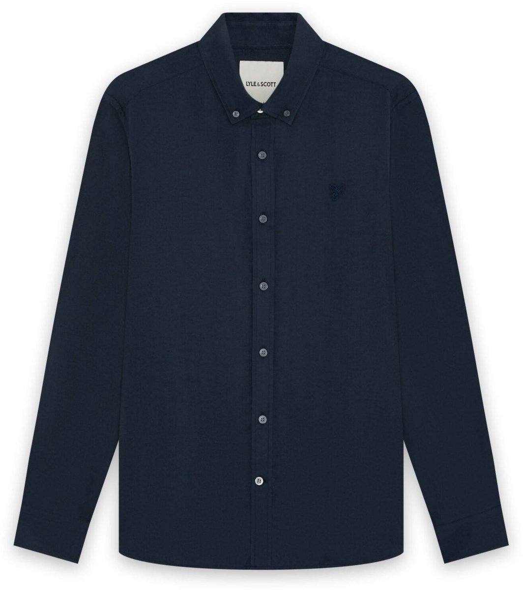 Lyle & Scott - Heren hemd - Maat S - Mannen - MARINE -