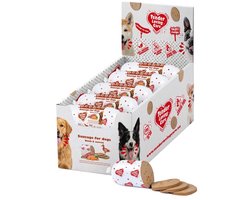 Honden worsten Eend Vers vlees natvoer Houdbare worsten hondenvoer - 15x 200gram