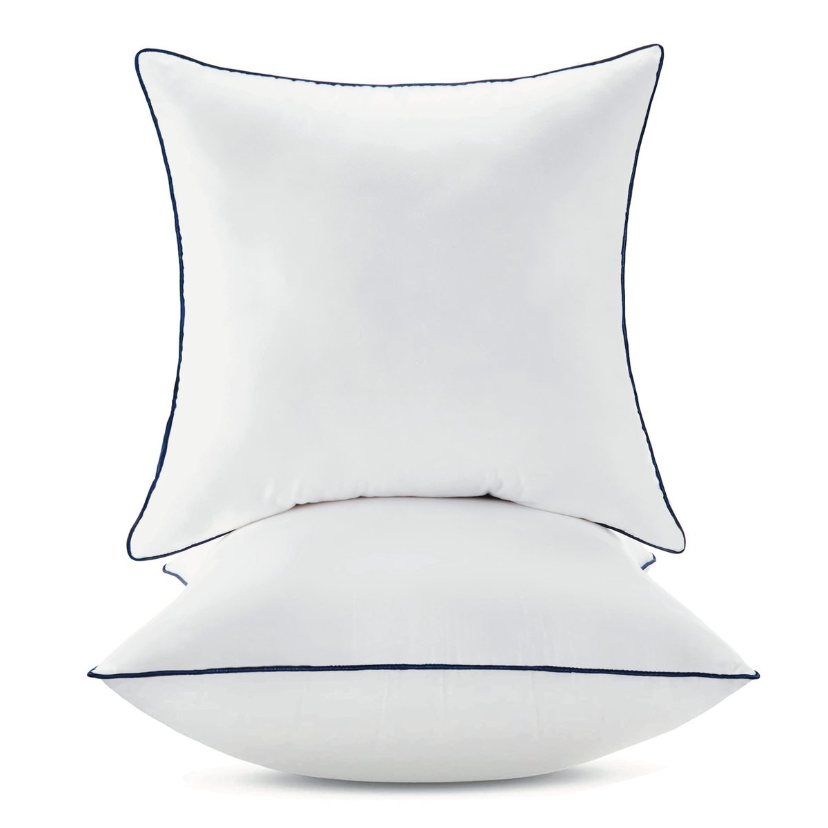 SnelShoppen - Kussen Inserts Set van 2 - 100% Katoen Cover - 18x18 inch Sierkussen voor Bank en Sofa - Decoratief Kussen voor Woonkamer en Slaapkamer