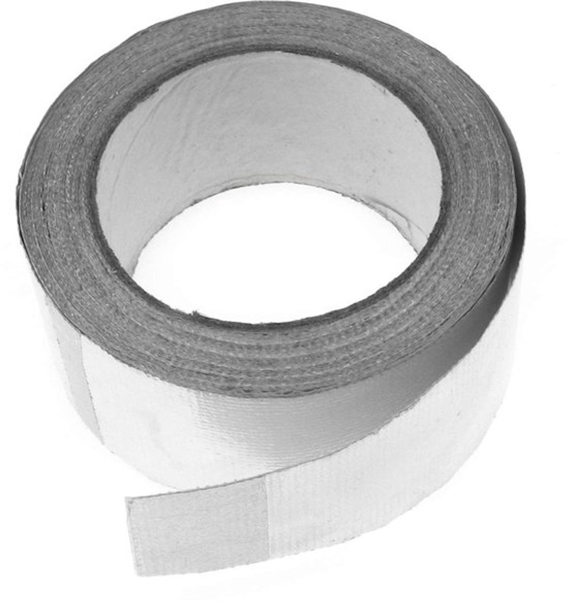 JHUBERS- Warmte-isolatie Tape - Zelfklevend - Aluminium Folie - Glasvezel - 50mm x 25m - Lichtgewicht - Effectieve Warmtebescherming - Isolatietape