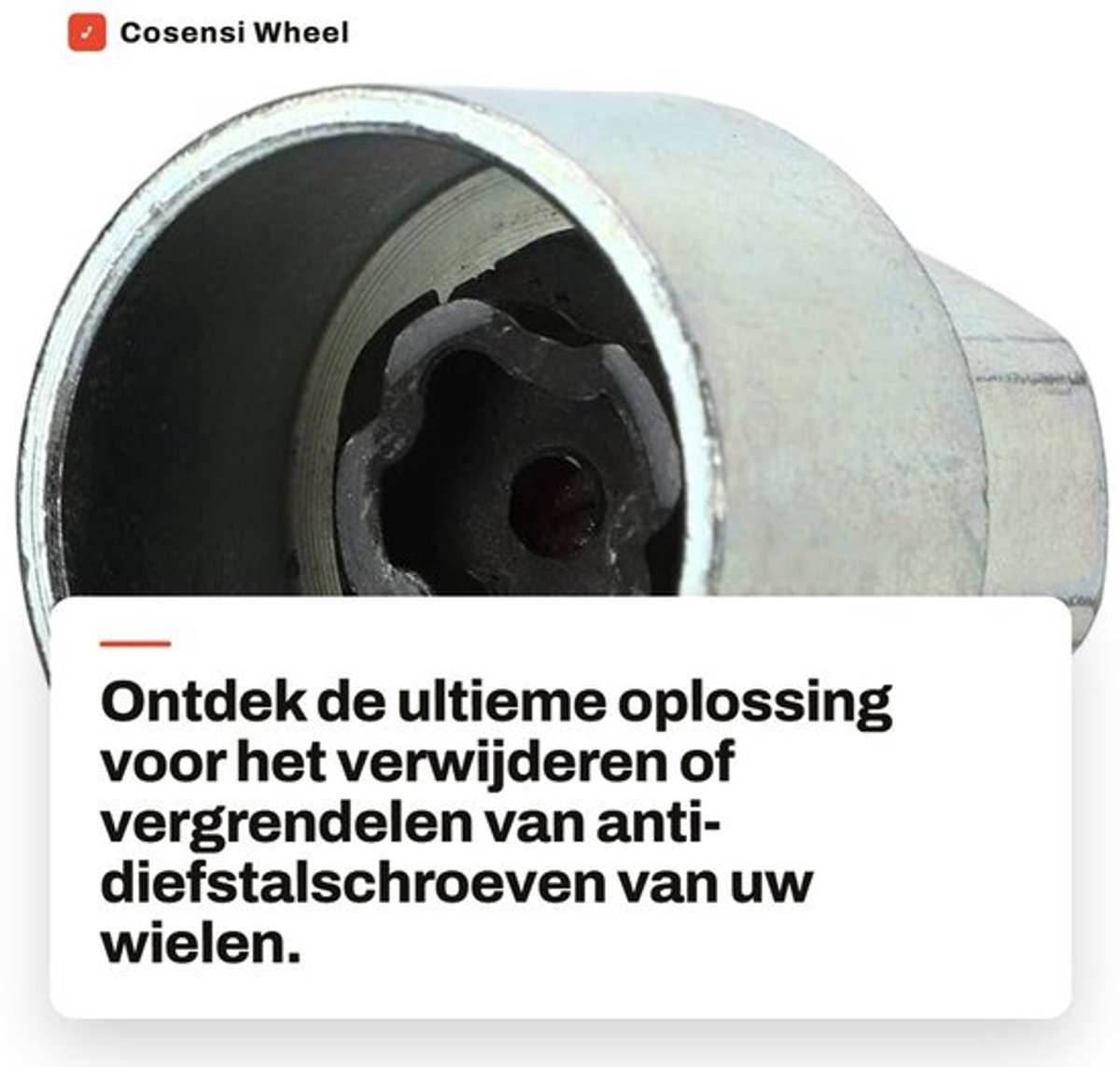 Wielslot Sleutel - Antidiefstal Beugel - Hoogwaardig Roestvrij Staal - Eenvoudige Installatie - Precisie Functionaliteit - Geschikt voor 1/3/5/6/7 Serie