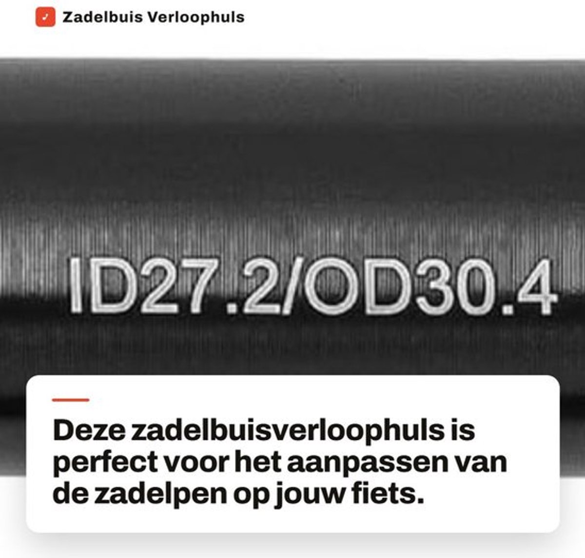 Zadelbuisverkleiner 27,2-30,4 mm - Zadelpen - Zadelpenklem - Antislip - Duurzaam - Eenvoudig te installeren