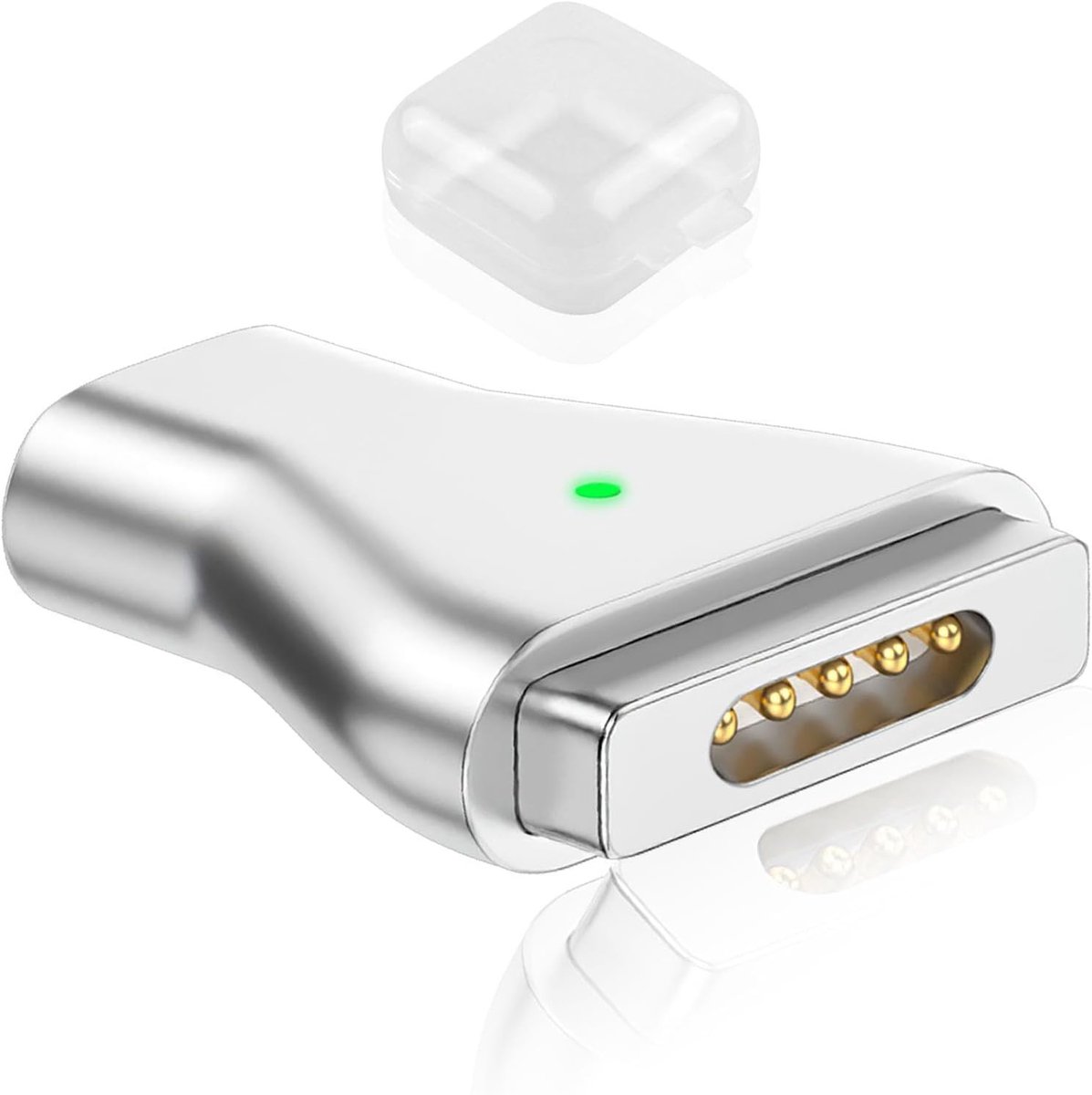 USB C naar Magnetische Adapter, Type C naar Magnetische T-Head voor Snelladen, 100W PD Oplader met Indicatorlicht voor MacBook Air en Pro 2013-2015 Laptop Oplader