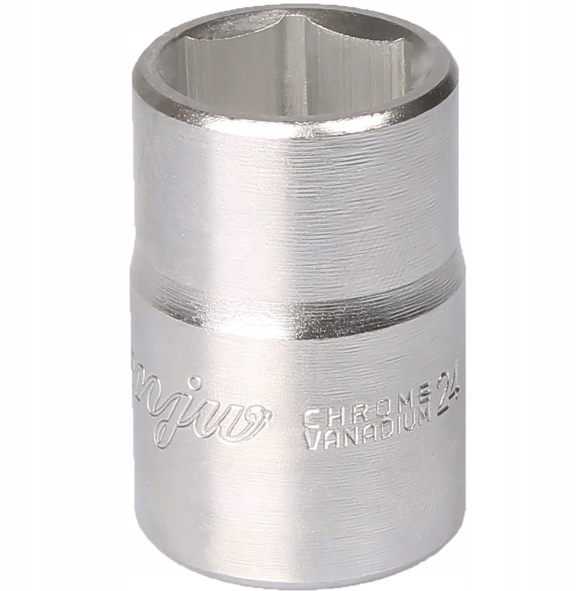 MJW Dopsleutel 24mm 3/4" Zeskant Kort Chroom-Vanadium Staal