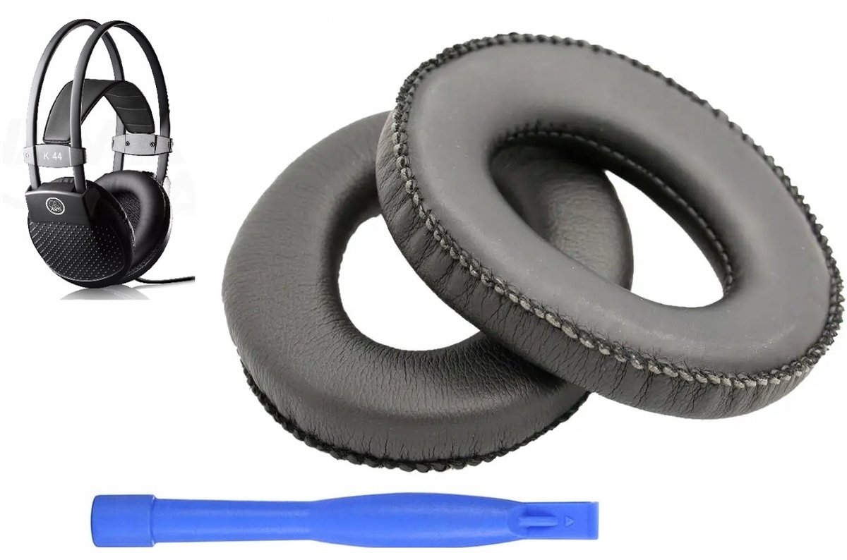 Vervangende Oorkussens voor AKG K44 K55 K66 K77 K99 - Zwart